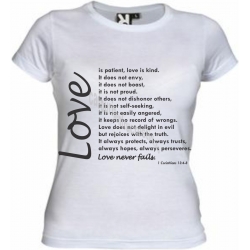 Tricou alb femei, Love is.. patient2